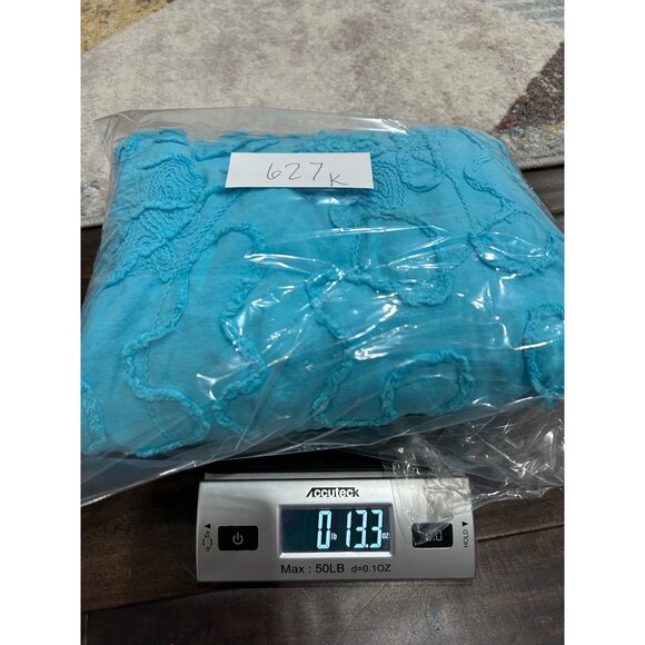 Susan Graver Style Womens Textured Turquoise Jacket Size L Full Zip Cotton Casua - Picture 10 of 10